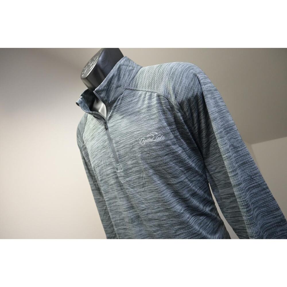 Under Armour Golf Jacket 1/4 Zip Loose HeatGear‎ Gray Athletic Mens Sz 2XL XXL